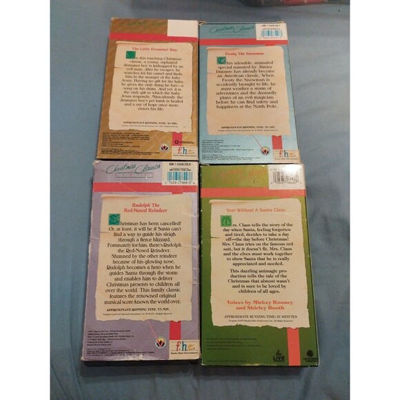 Rankin Bass Holiday Specials VHS Lot Of 4 - Picture 2 of 6
